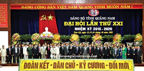 Bài thu hoạch Nghị quyết Đại hội đại biểu Đảng bộ tỉnh Quảng Nam lần thứ XXII, nhiệm kỳ 2020 – 2025