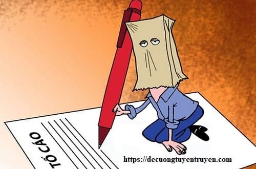 Đề cương tuyên truyền nội dung cơ bản của Luật Tố cáo năm 2018