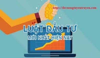 Đề cương tuyên truyền luật đầu tư