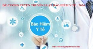 Đề cương tuyên truyền Luật Bảo hiểm y tế sửa đổi 2024