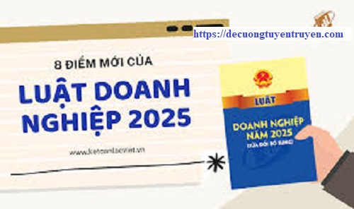 Đề cương tuyên truyền Luật Doanh nghiệp sửa đổi 2025