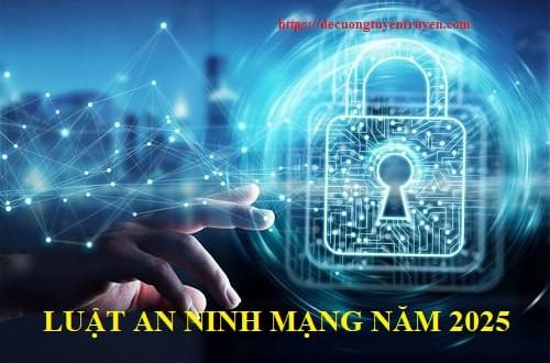 Đề cương tuyên truyền Luật An ninh mạng 2025