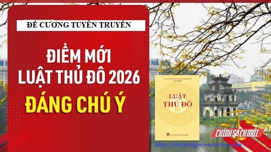 Đề cương tuyên truyền Luật Thủ đô năm 2026