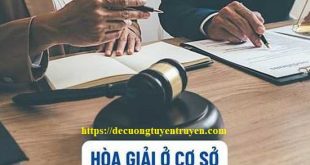 Luật Hòa giải ở cơ sở năm 2026